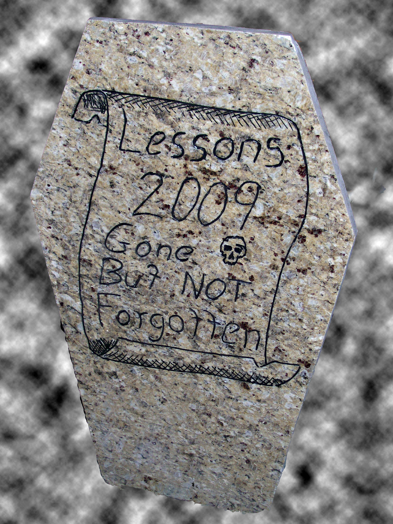 Lessons 2009 Headstone