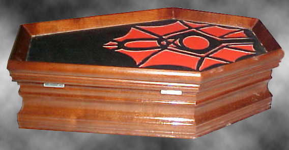 Bat Moon Jewelry Coffin