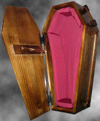 Coffin Cat Bed