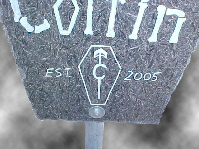 Church of the Coffin Sign
