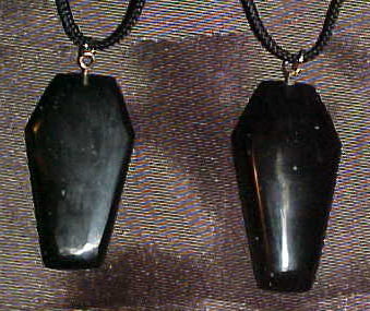 Assorted Hand Carved Obsidian Coffin Gems