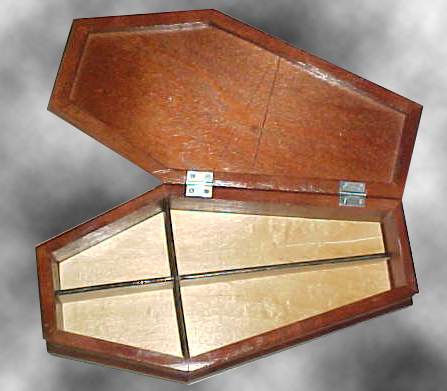 Bat Moon Jewelry Coffin