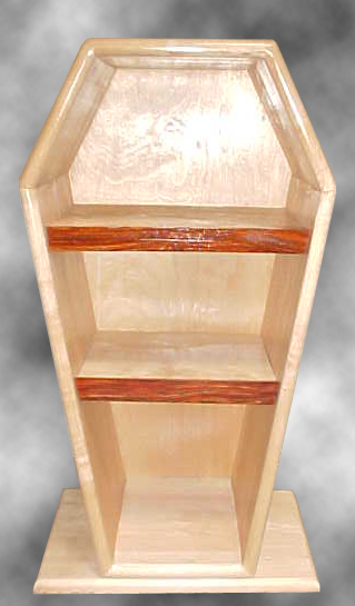 Maple Coffin Shelf