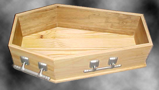 Pet Burial Coffin - Interior